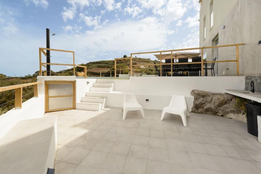 Villa Con Piscina Y Vista Al Mar Moya  Exterior foto